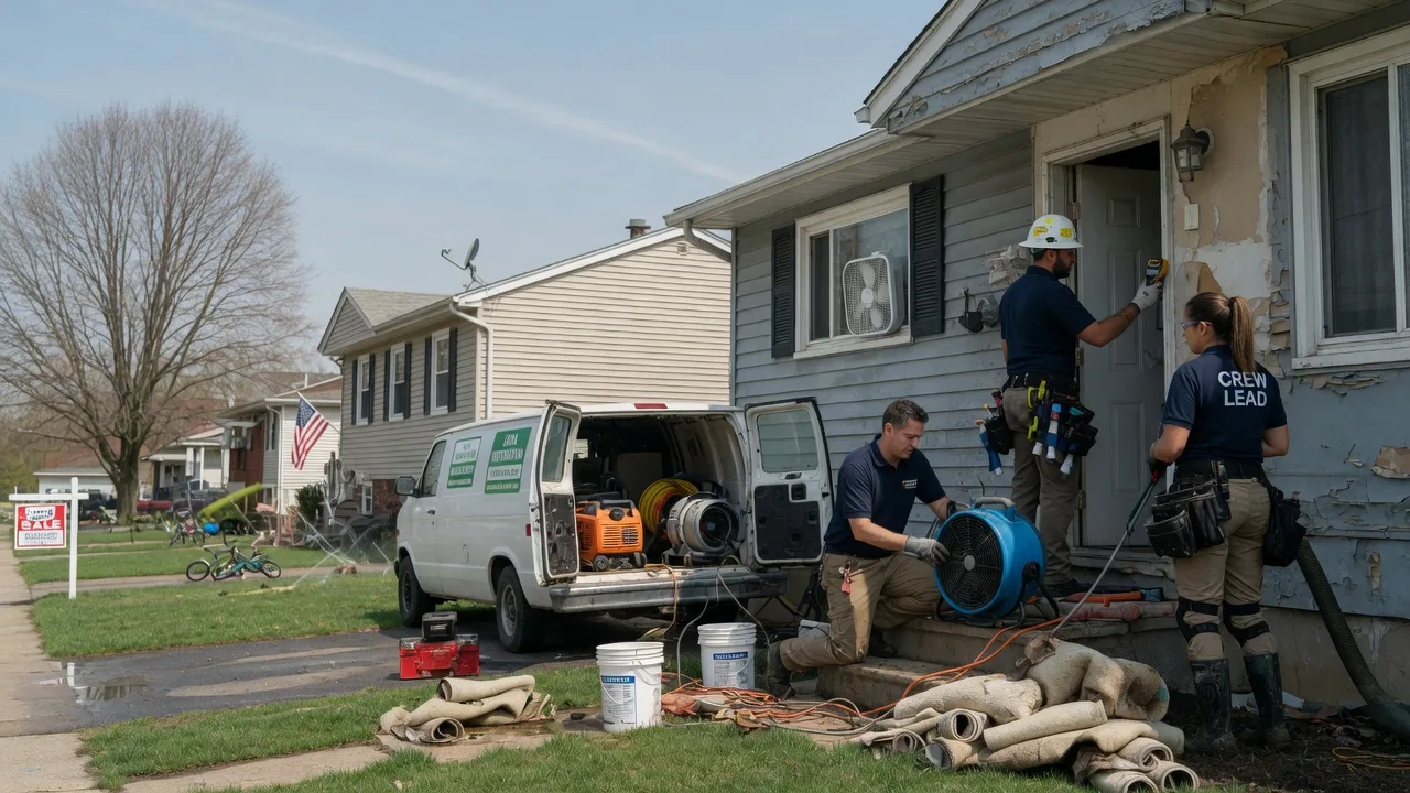 Flood Cleanup in New Point, IN near me
